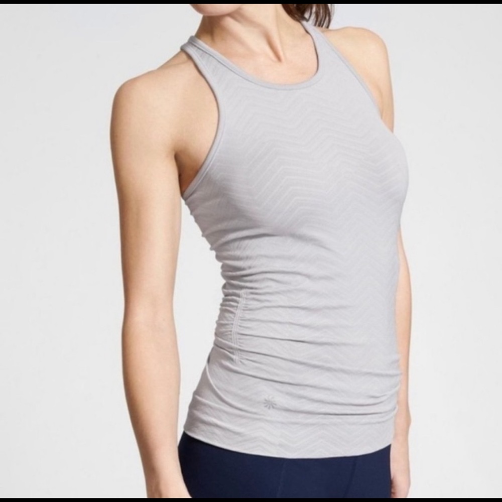 Athleta Finish Fast Chevron Tank S